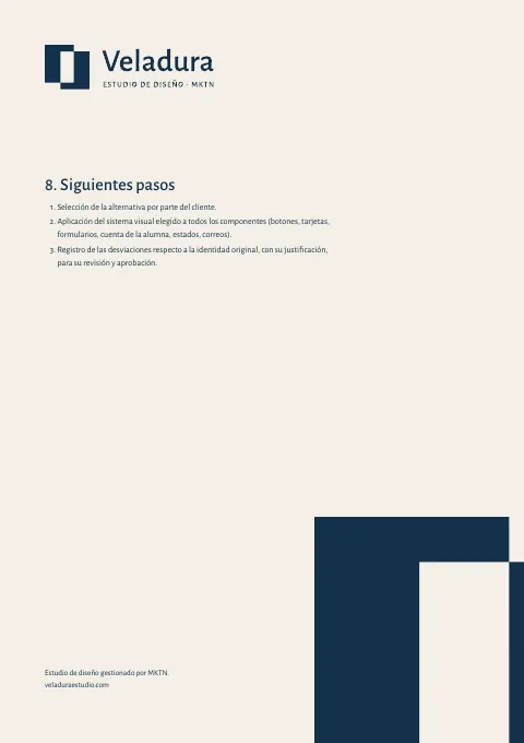 Página 9 del informe de propuesta de aplicación de diseño de FPCat