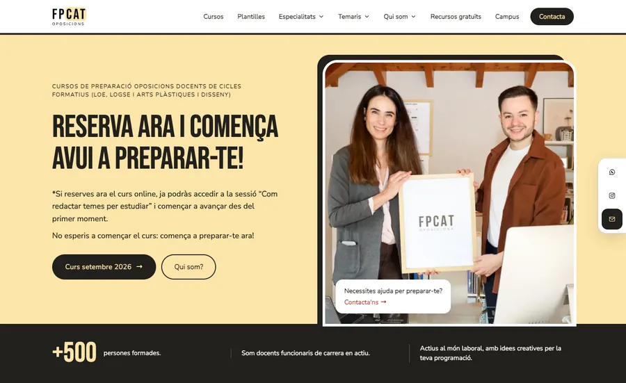 Portada con fondo groc y marco blanco en la foto